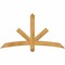Ekena Millwork Alberta Rough Sawn Timber Gable Bracket, Western Red Cedar, 60"W x 32"H x 4"D x 4"F, 13/12 Pitch GBW060X32X0404ALB00RWR - alternate 1